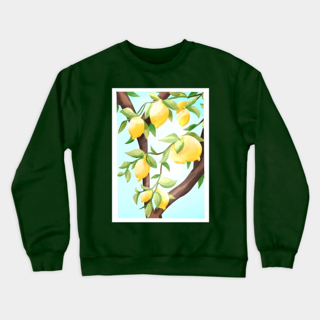 Lemon tree Crewneck Sweatshirt by shootingstarsaver@gmail.com